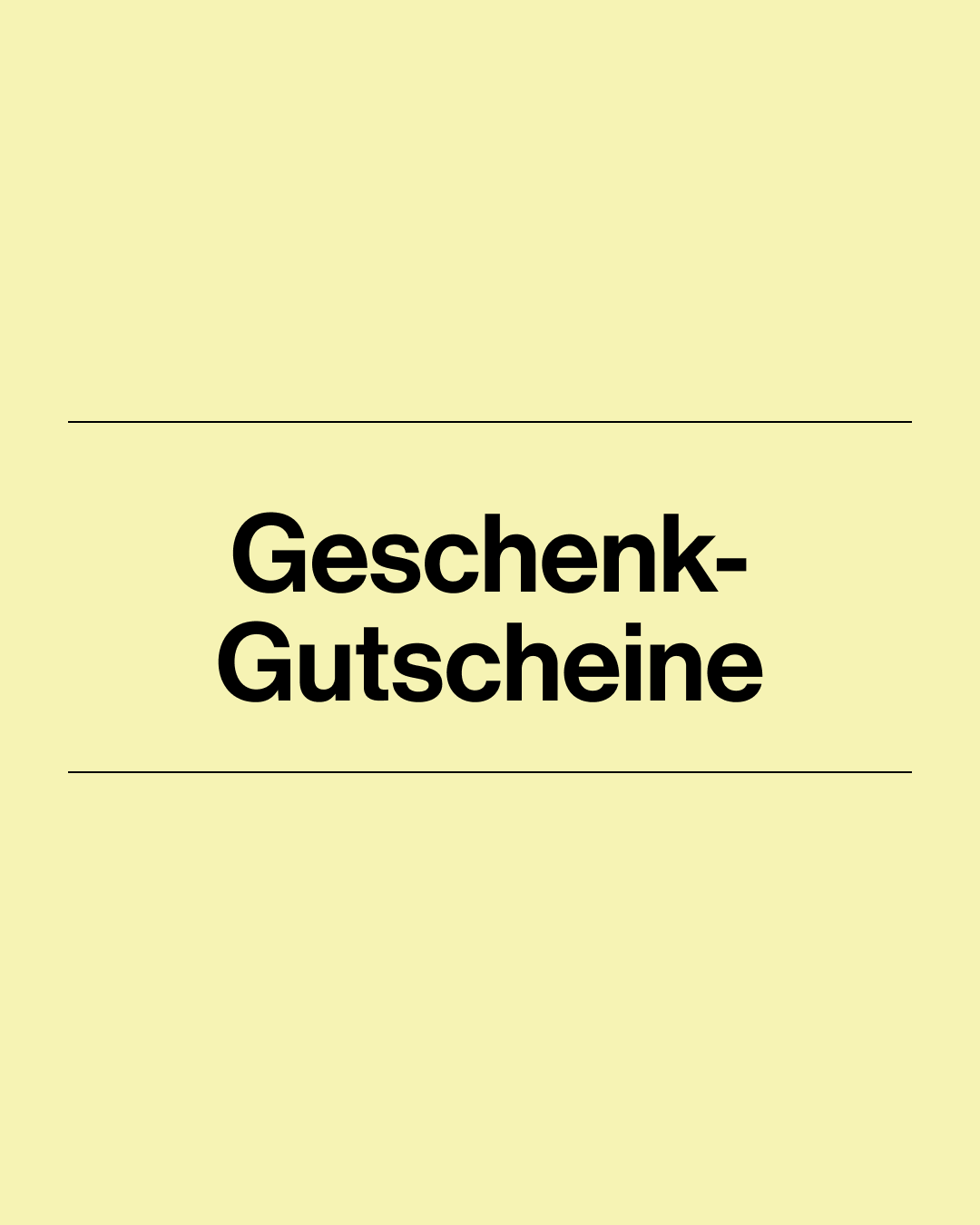 Geschenkgutscheine